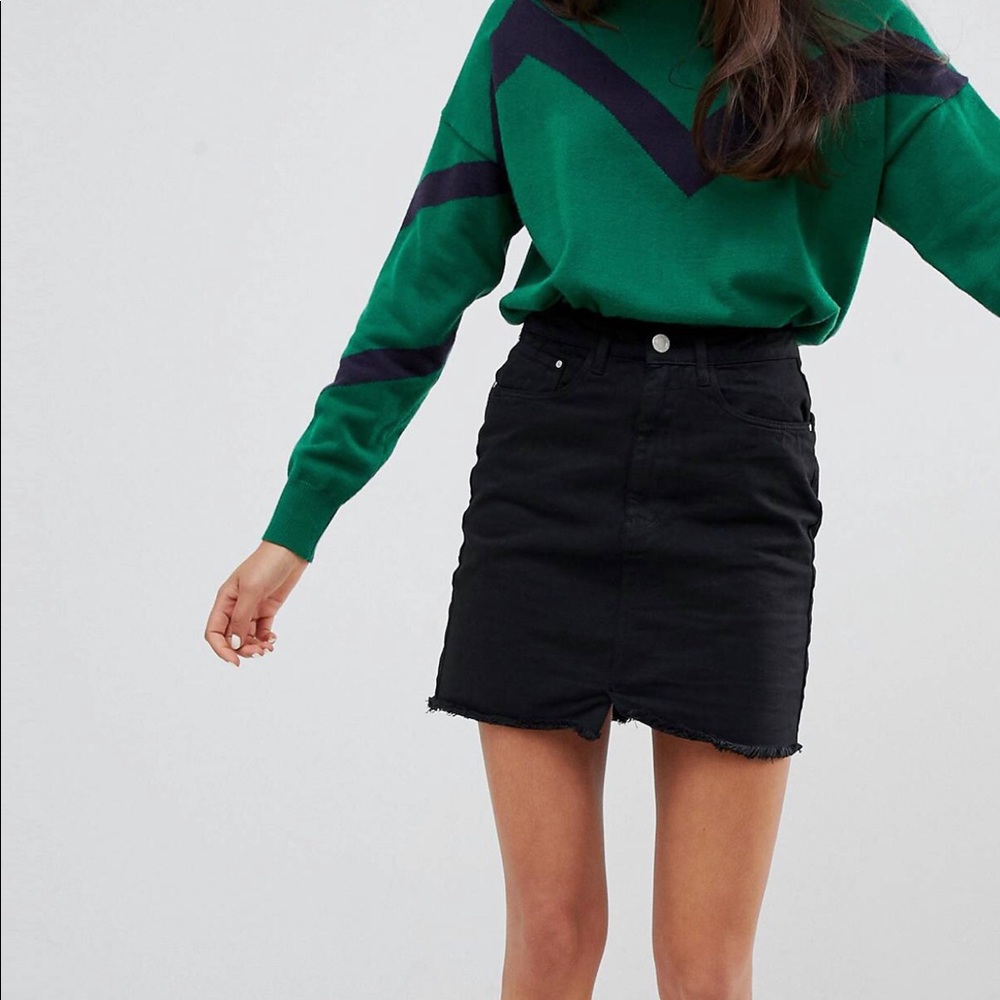 ASOS denim skirt
